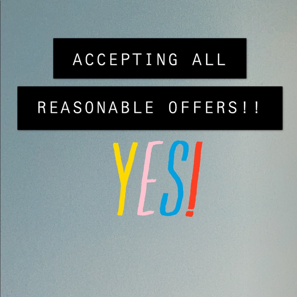 ACCEPTING ALL REASONABLE OFFERS!!